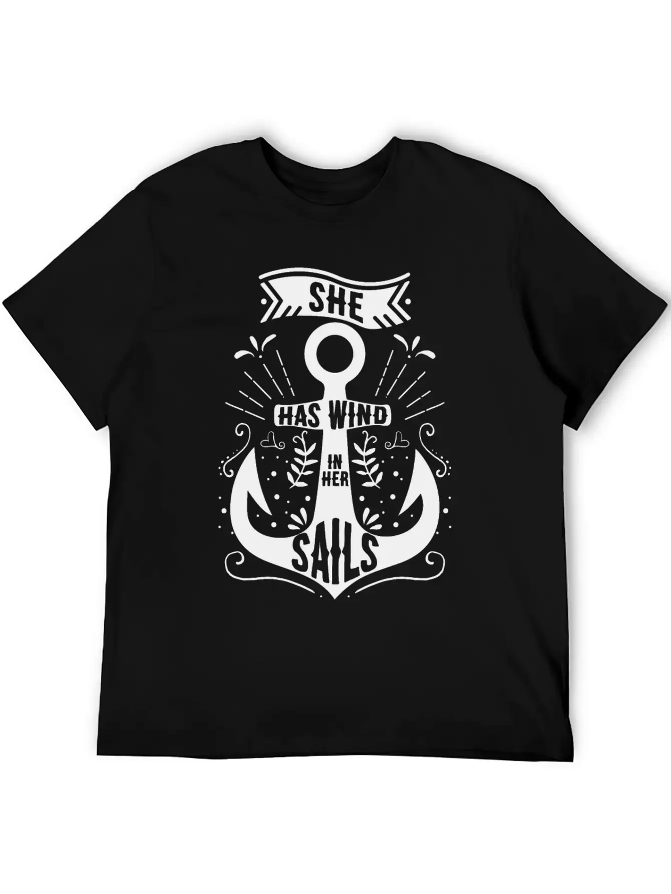 She Has Wind In Her Sails Unisex Casual T-Shirt – Clean Design For Daily Comfort