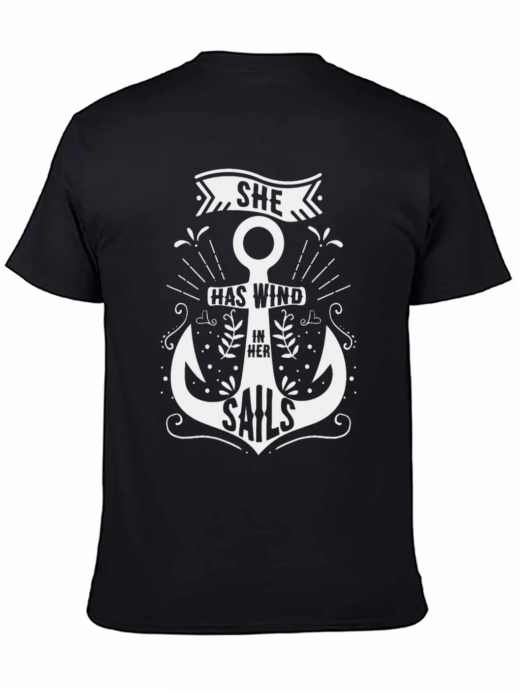 She Has Wind In Her Sails Unisex Casual T-Shirt – Clean Design For Daily Comfort