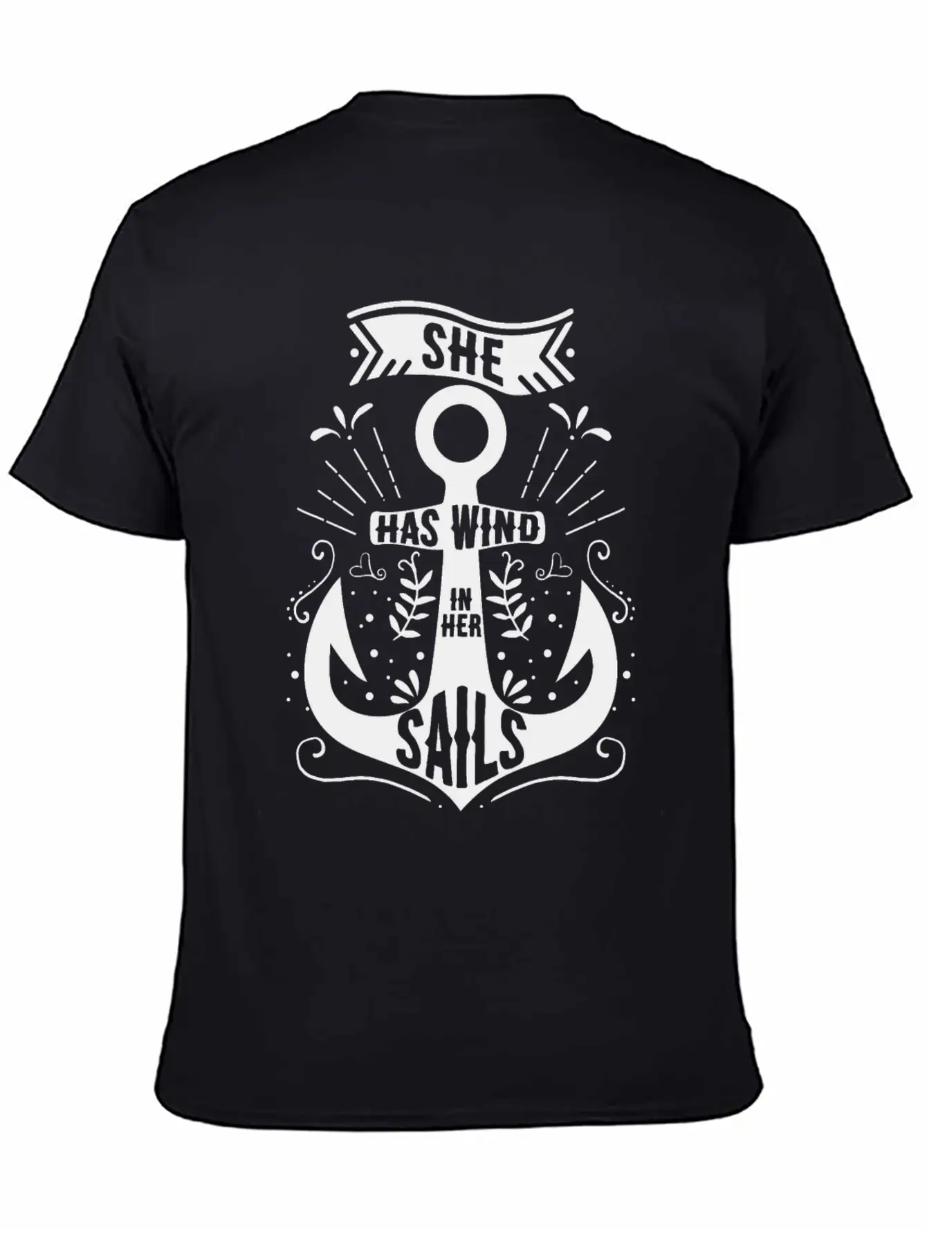 She Has Wind In Her Sails Unisex Casual T-Shirt – Clean Design For Daily Comfort