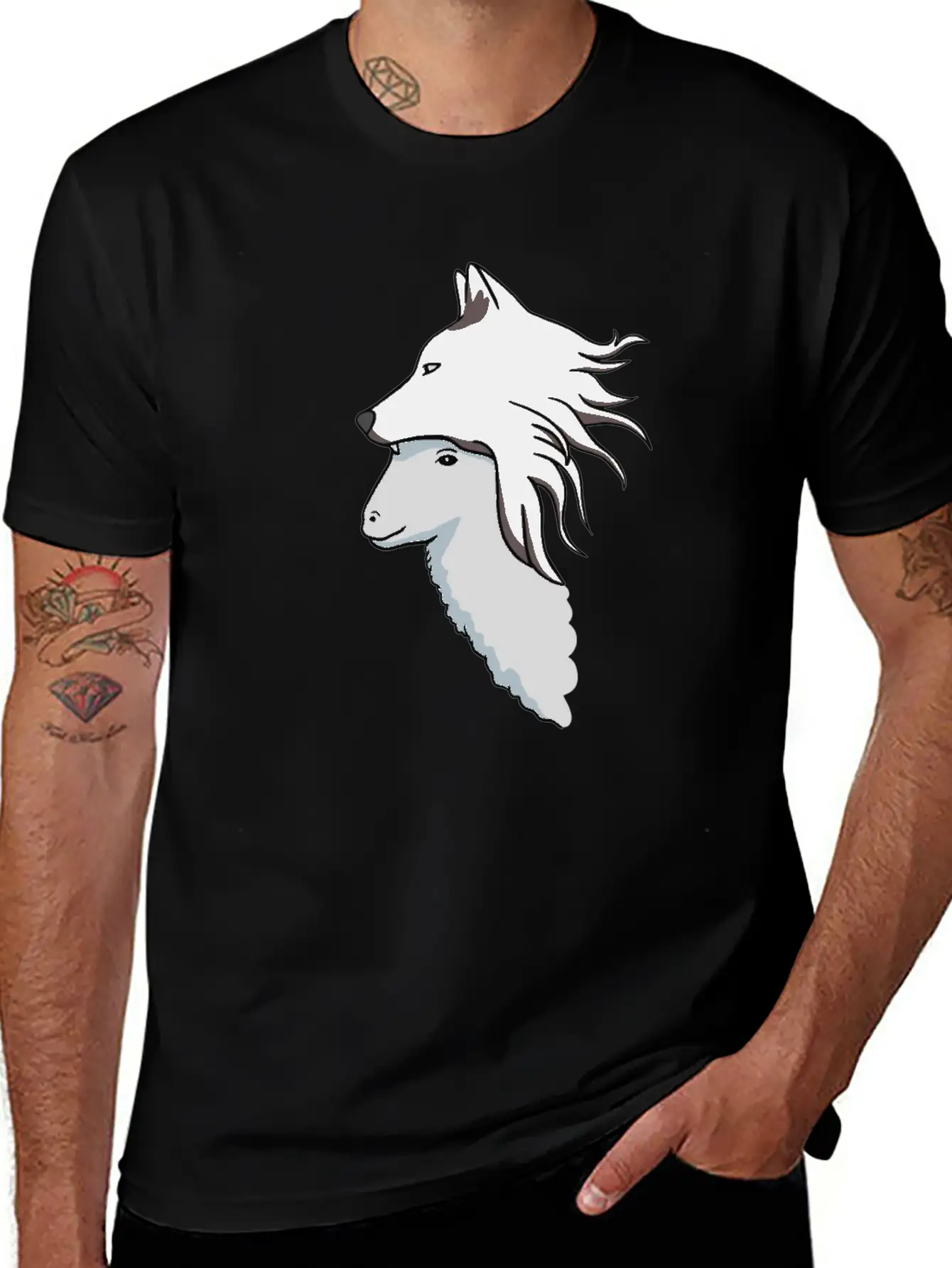 Sheep In Wolf Skin Unisex Short Sleeve Soft Cotton T-Shirt – Casual Everyday Wear