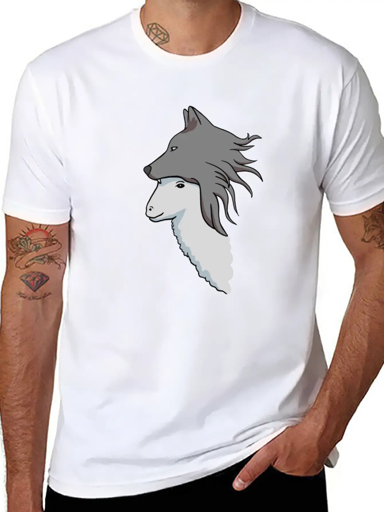 Sheep In Wolf Skin Unisex Short Sleeve Soft Cotton T-Shirt – Casual Everyday Wear