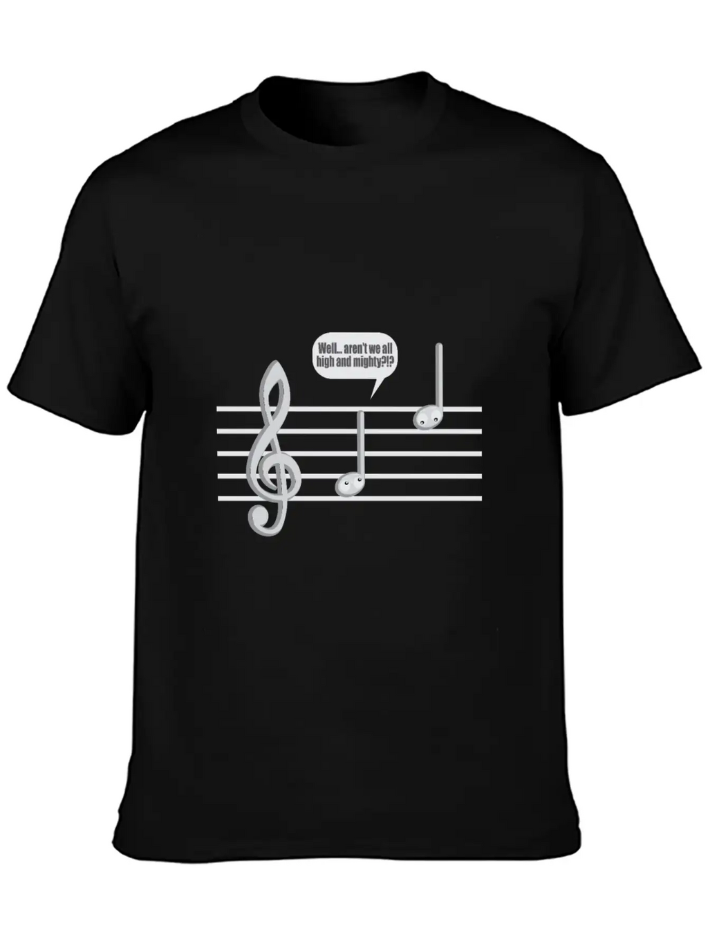 Sheet Music High Better Instrument Music Funny Gif Essential Cotton Tee For Daily Outfits – Unisex Style
