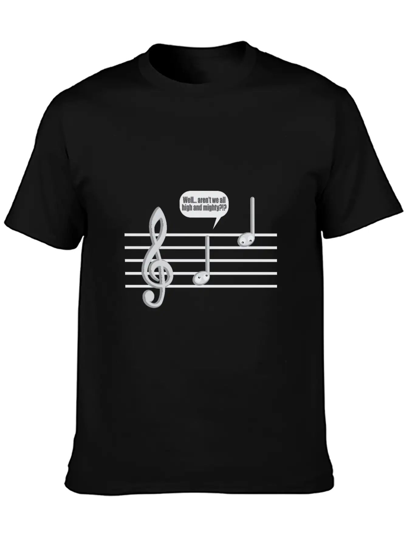 Sheet Music High Better Instrument Music Funny Gif Essential Cotton Tee For Daily Outfits – Unisex Style