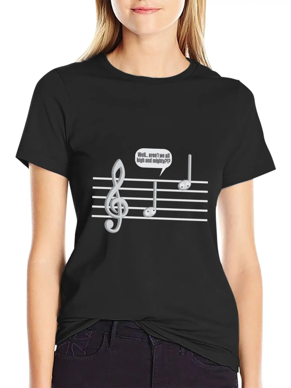Sheet Music High Better Instrument Music Funny Gif Essential Cotton Tee For Daily Outfits – Unisex Style