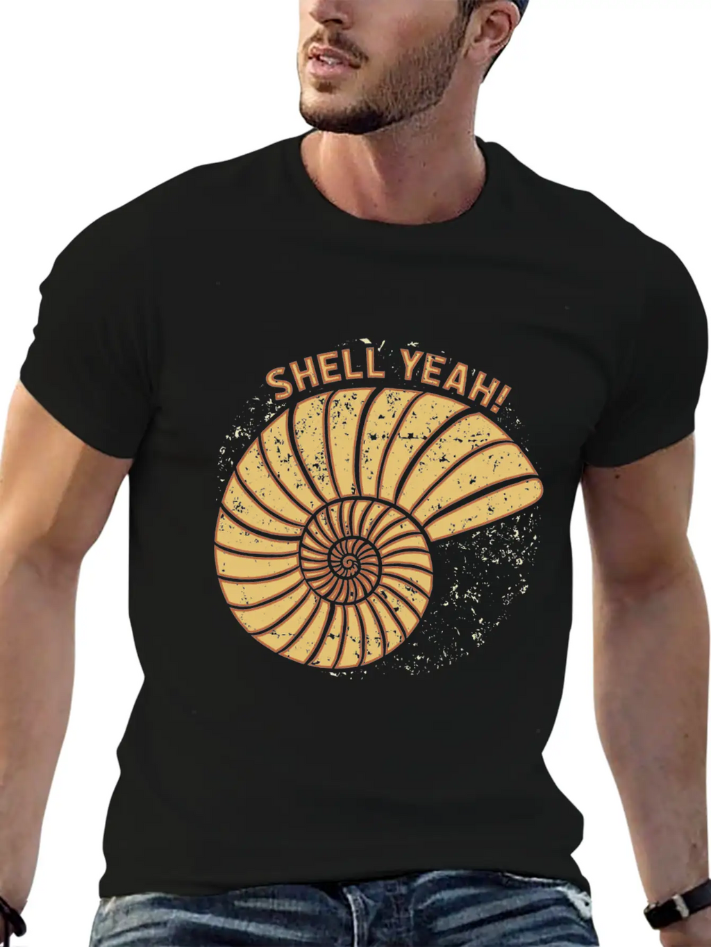 Shell Yeah Funny Quote Gift Idea Birthday Unisex Casual T-Shirt – Clean Design For Daily Comfort