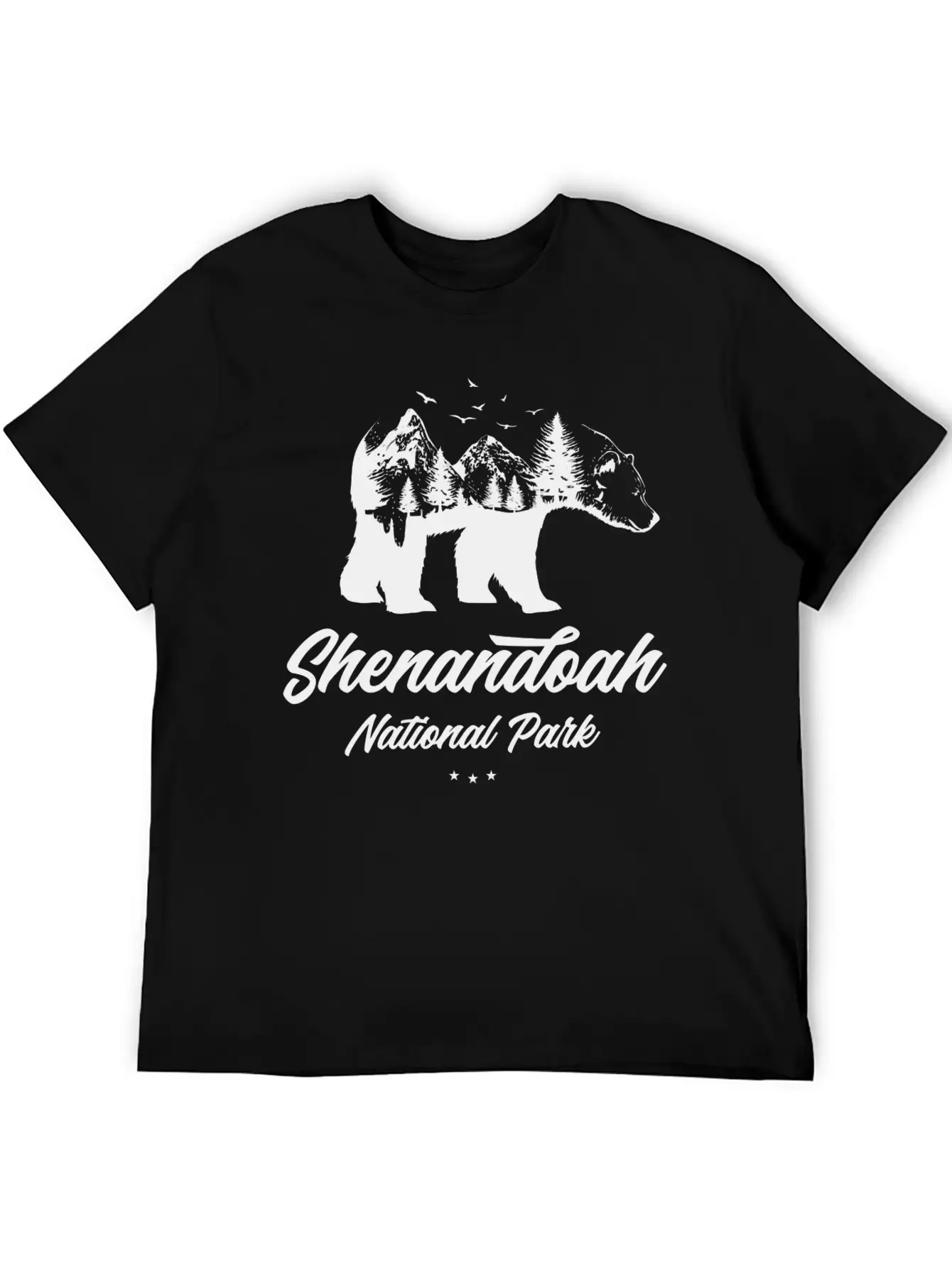 Shenandoah National Park Bear Souvenir Unisex Casual T-Shirt – Clean Design For Daily Comfort