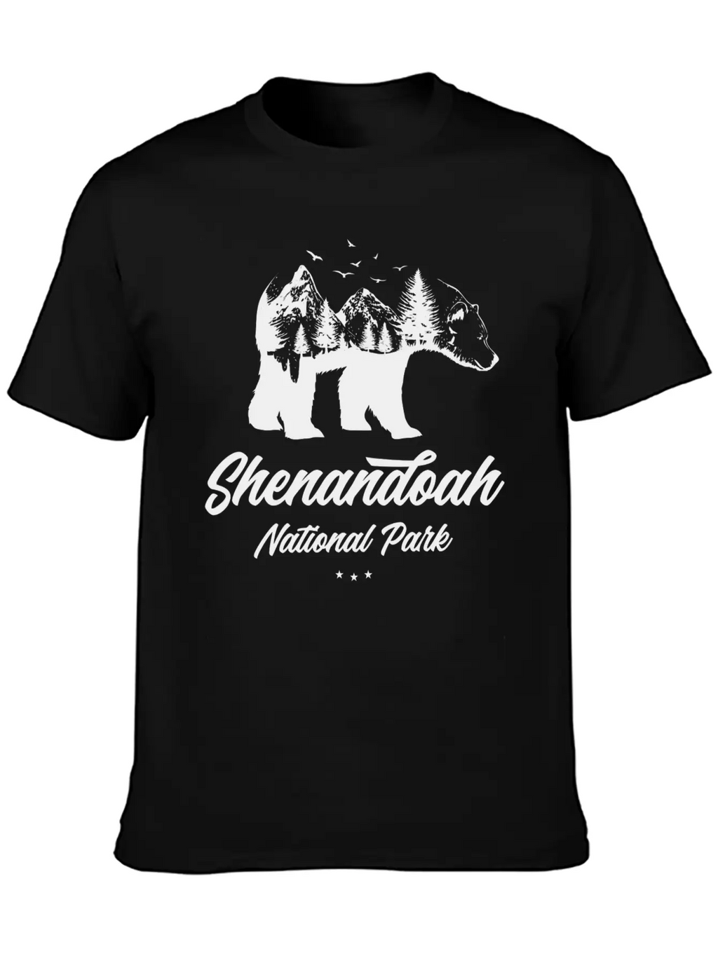 Shenandoah National Park Bear Souvenir Unisex Casual T-Shirt – Clean Design For Daily Comfort