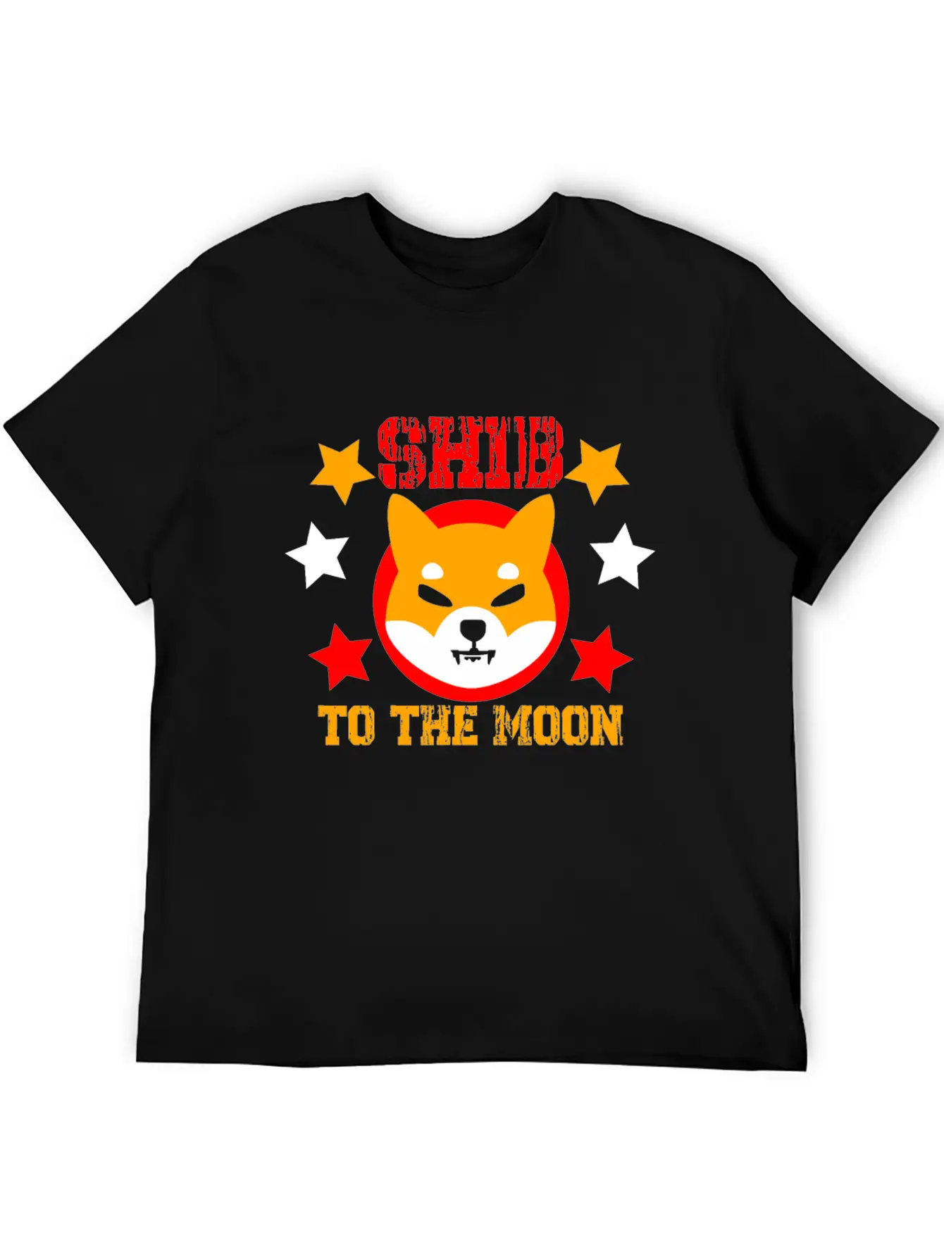 SHIB To The Moon Shiba Inu Crypto Breathable Soft Cotton T-Shirt – Timeless Casual Look