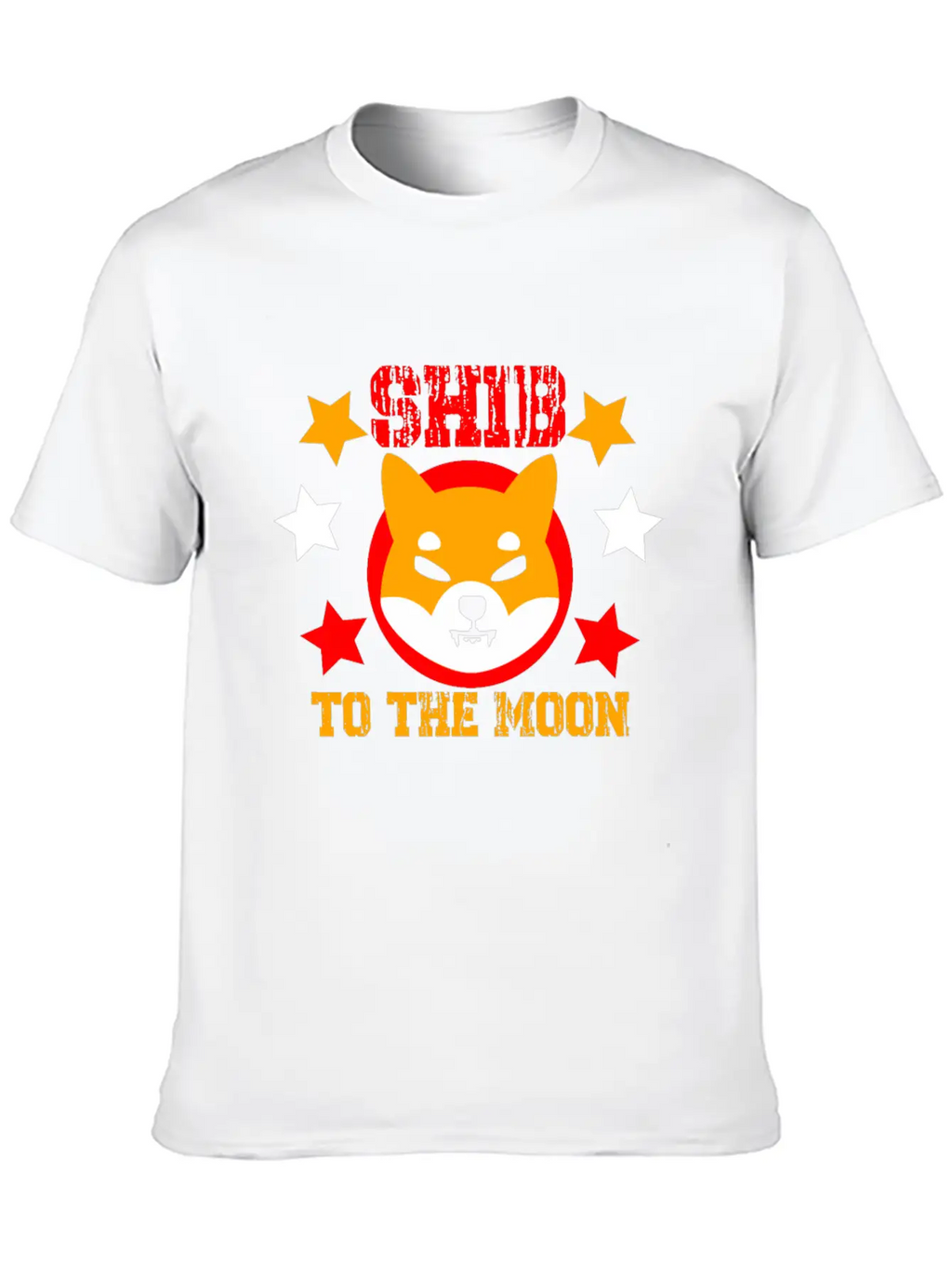 SHIB To The Moon Shiba Inu Crypto Breathable Soft Cotton T-Shirt – Timeless Casual Look