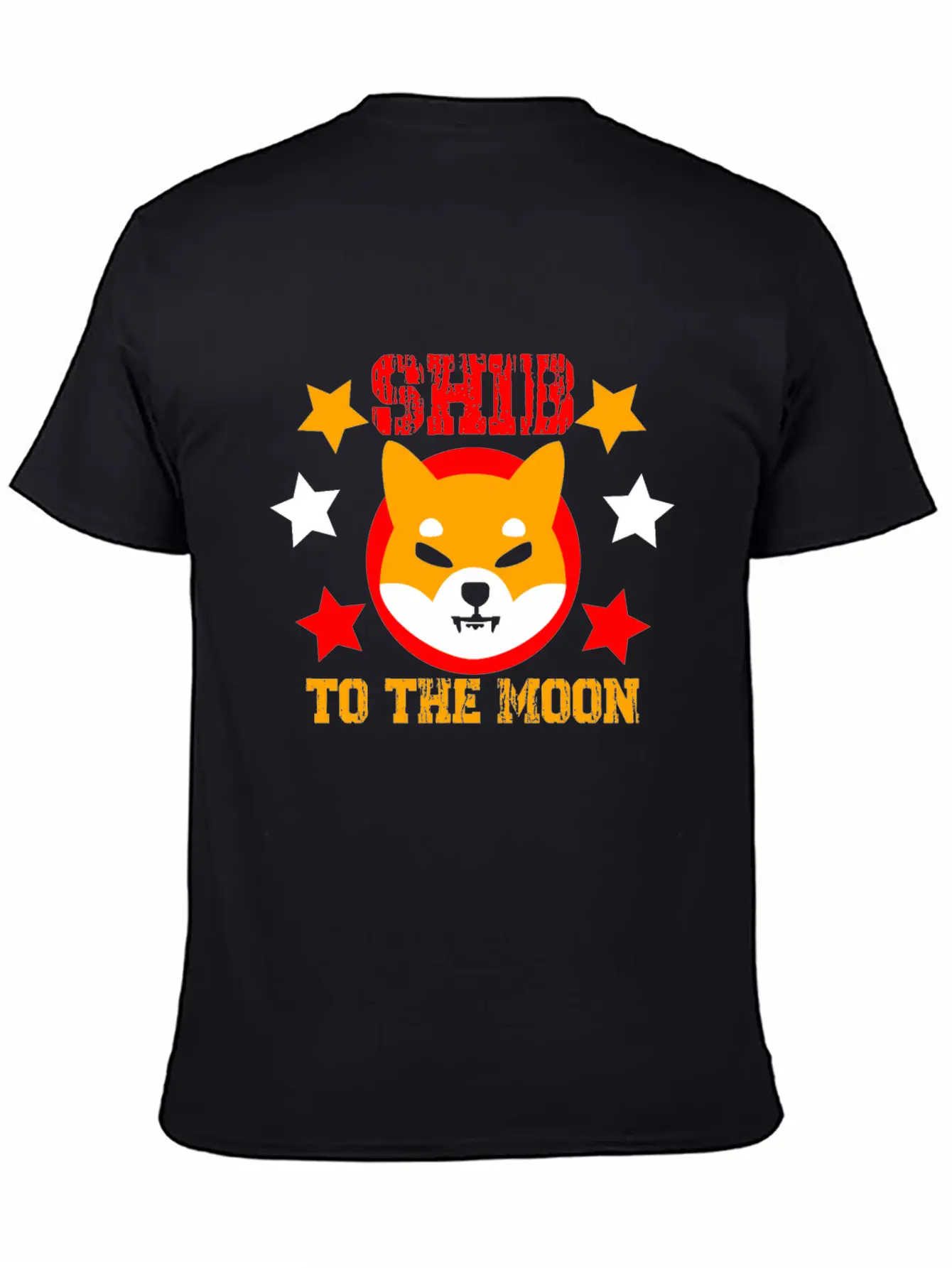 SHIB To The Moon Shiba Inu Crypto Breathable Soft Cotton T-Shirt – Timeless Casual Look