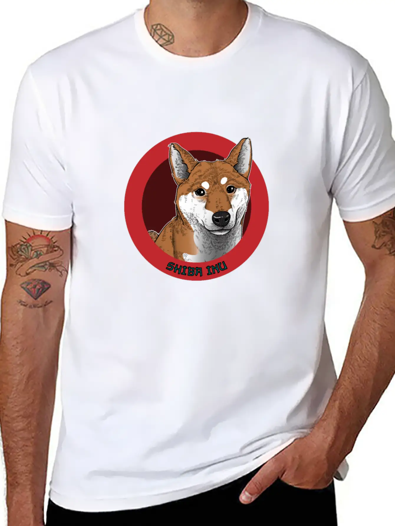 Shiba Inu Dogs Dog Lovers Unisex Casual T-Shirt – Clean Design For Daily Comfort