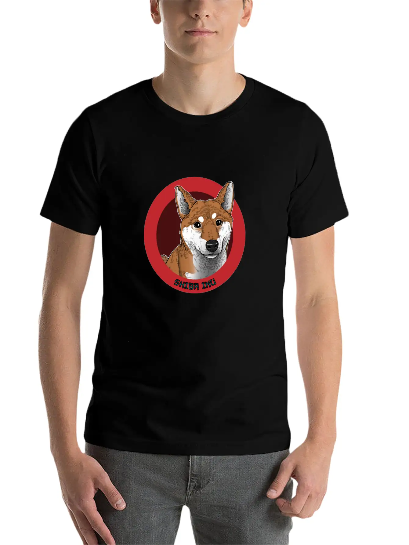 Shiba Inu Dogs Dog Lovers Unisex Casual T-Shirt – Clean Design For Daily Comfort