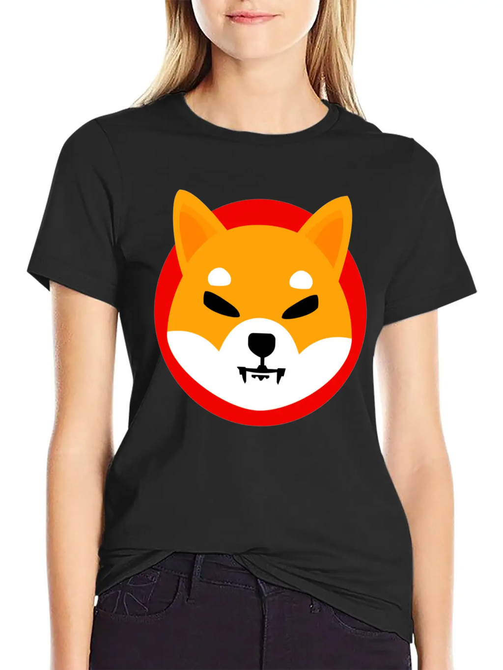 Shiba Inu Token Breathable Soft Cotton T-Shirt – Timeless Casual Look