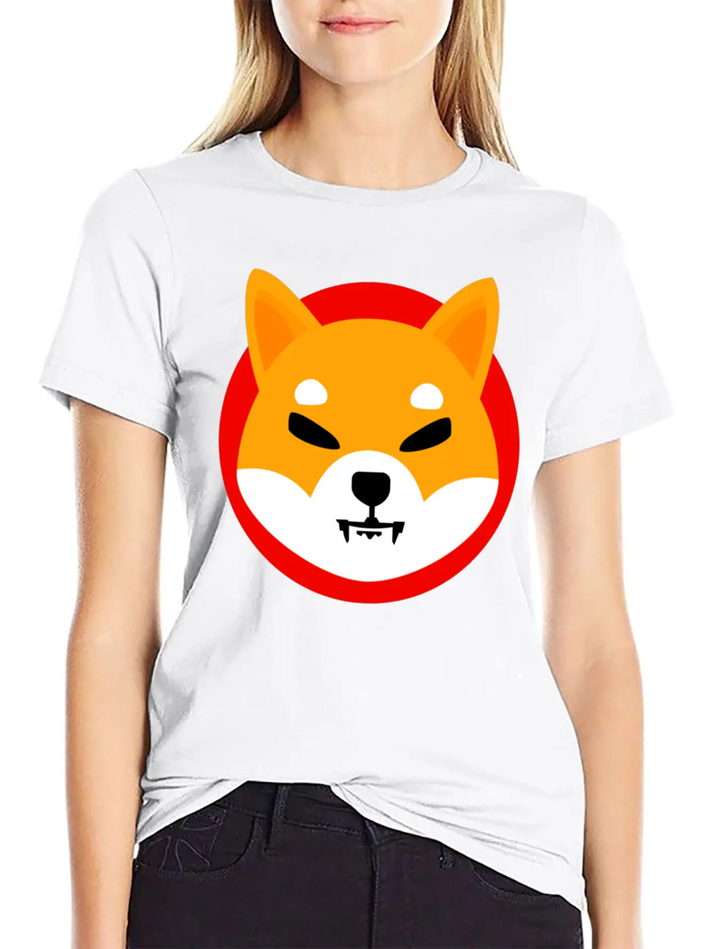 Shiba Inu Token Breathable Soft Cotton T-Shirt – Timeless Casual Look