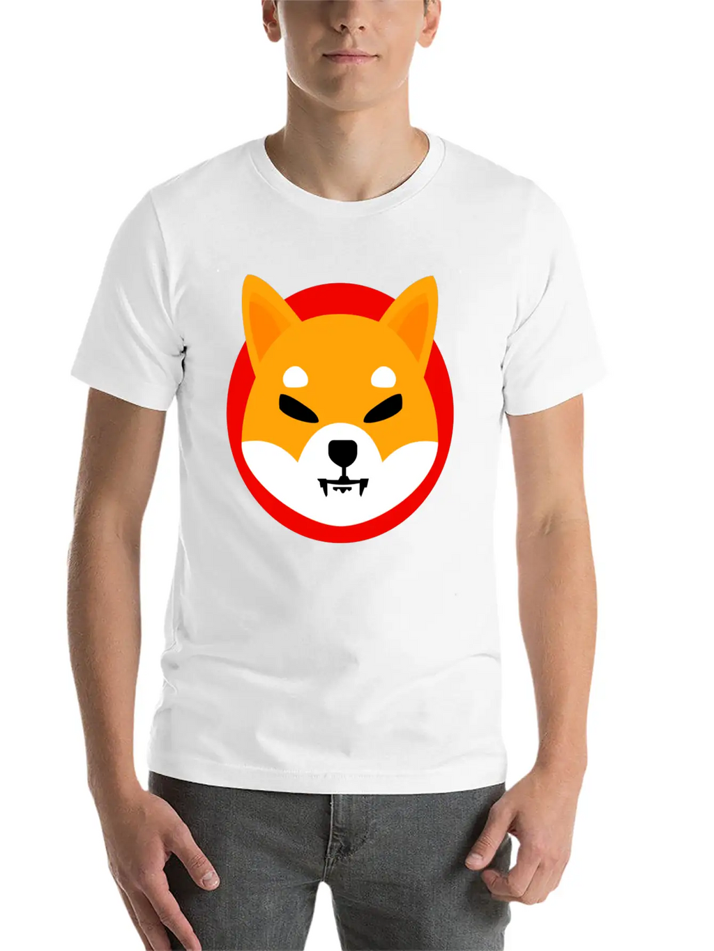 Shiba Inu Token Breathable Soft Cotton T-Shirt – Timeless Casual Look