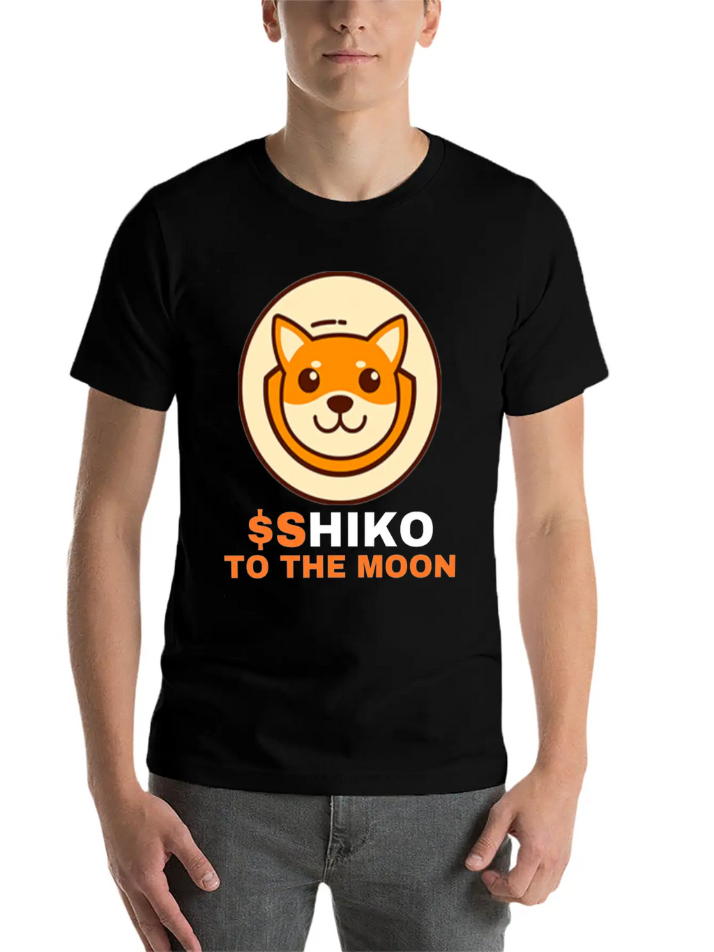 SHIKO To The Moon, Shikoku Inu Coin Shiko Crypto Unisex Casual T-Shirt – Clean Design For Daily Comfort