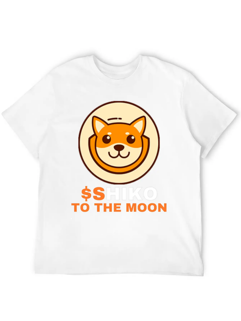 SHIKO To The Moon, Shikoku Inu Coin Shiko Crypto Unisex Casual T-Shirt – Clean Design For Daily Comfort
