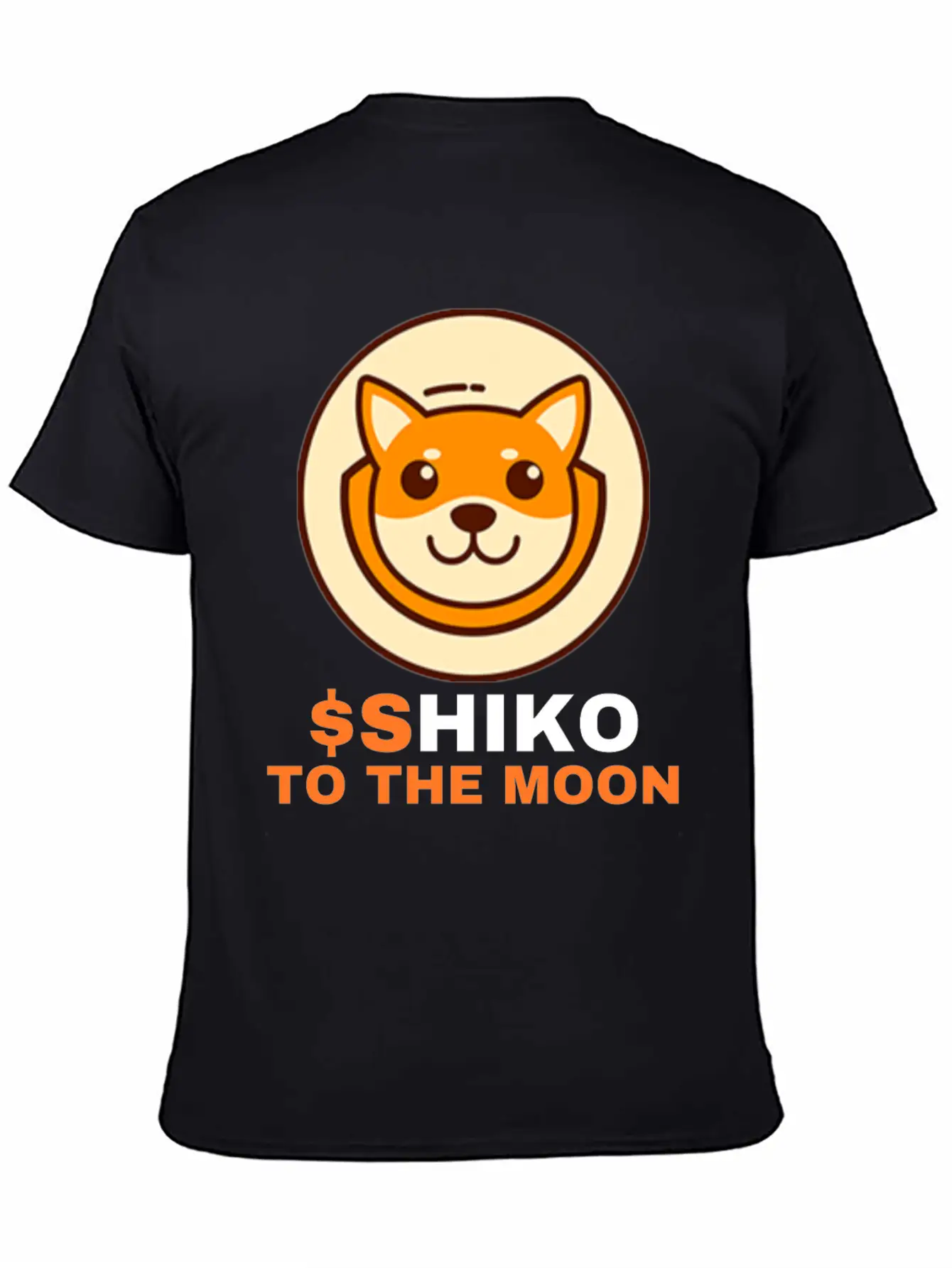 SHIKO To The Moon, Shikoku Inu Coin Shiko Crypto Unisex Casual T-Shirt – Clean Design For Daily Comfort