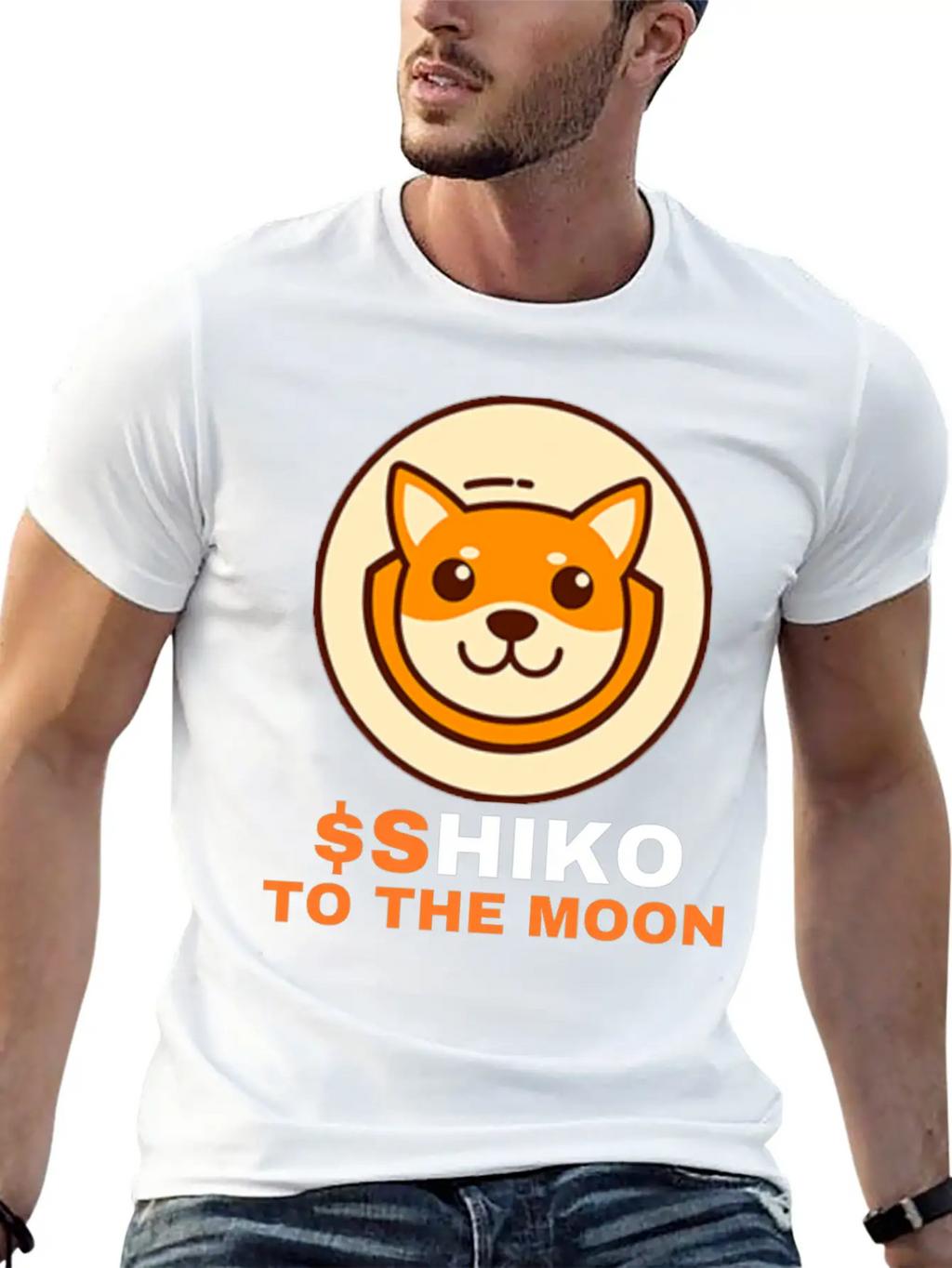 SHIKO To The Moon, Shikoku Inu Coin Shiko Crypto Unisex Casual T-Shirt – Clean Design For Daily Comfort