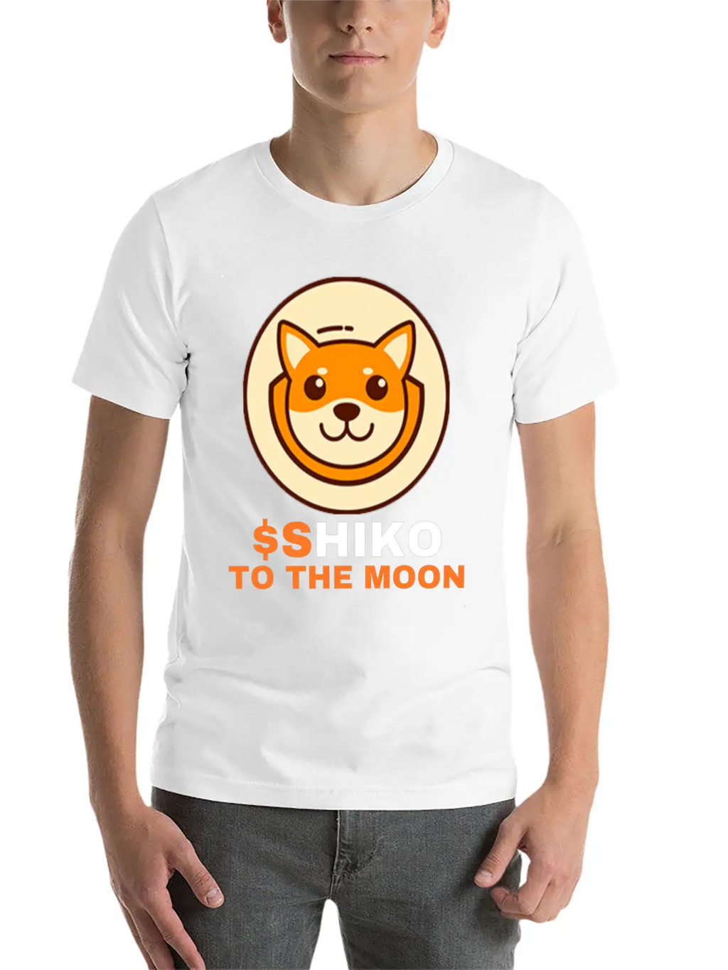 SHIKO To The Moon, Shikoku Inu Coin Shiko Crypto Unisex Casual T-Shirt – Clean Design For Daily Comfort
