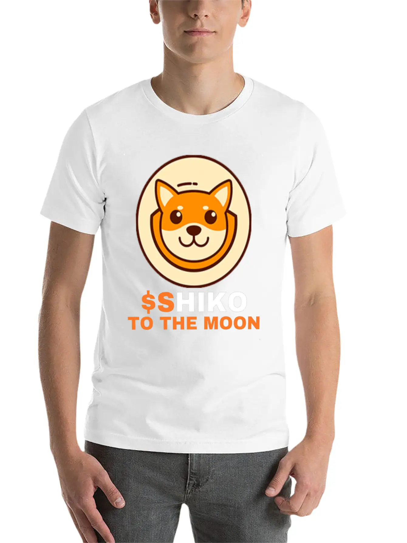 SHIKO To The Moon, Shikoku Inu Coin Shiko Crypto Unisex Casual T-Shirt – Clean Design For Daily Comfort
