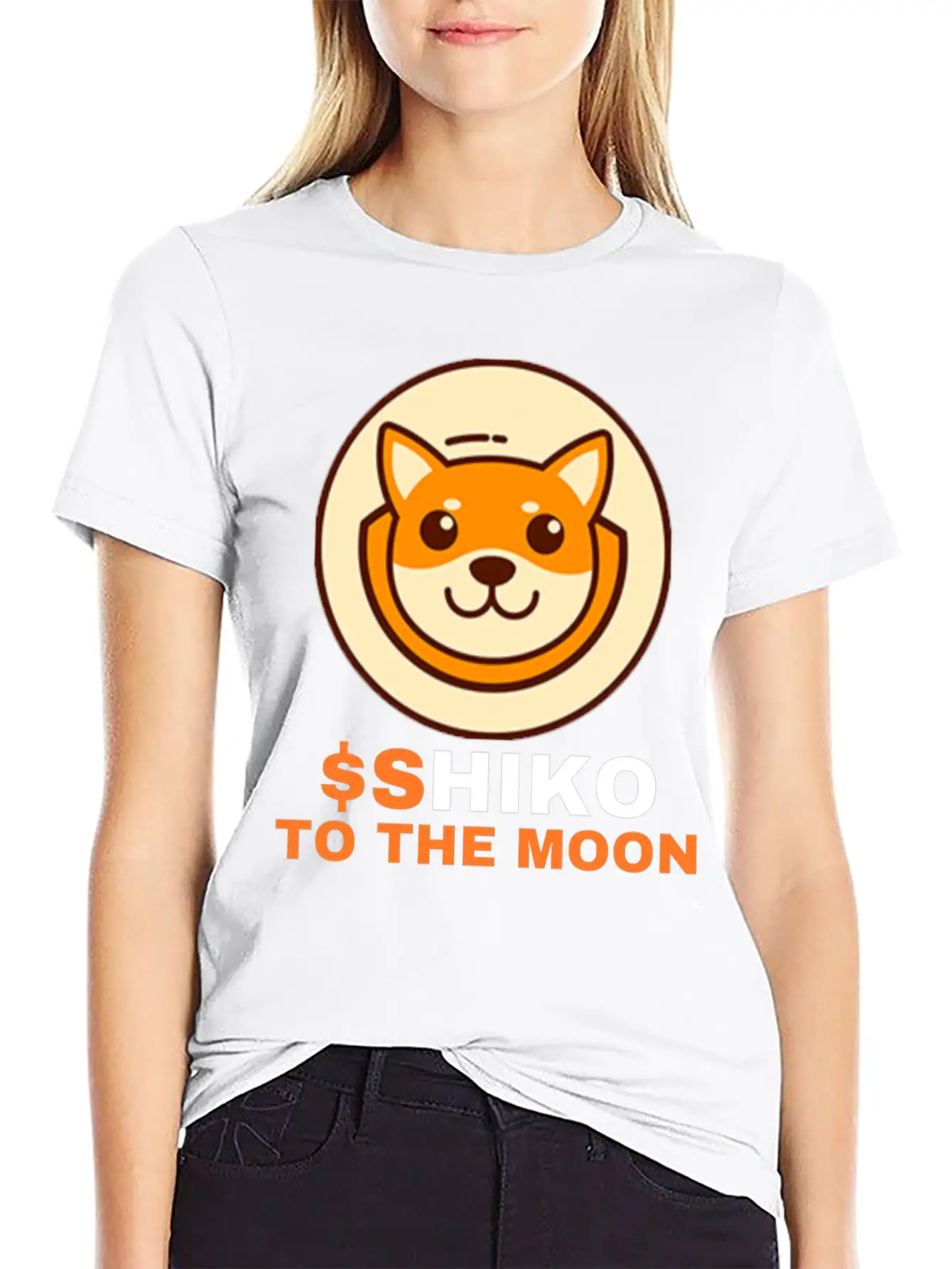 SHIKO To The Moon, Shikoku Inu Coin Shiko Crypto Unisex Casual T-Shirt – Clean Design For Daily Comfort