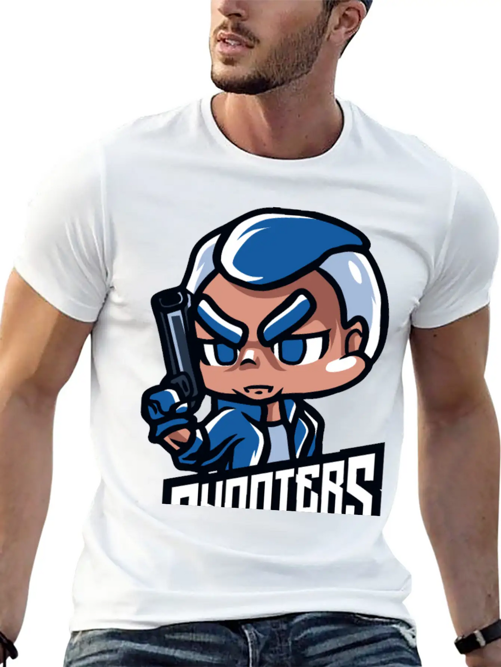 Shooters Tshirt Essential Cotton Tee For Daily Outfits – Unisex Style