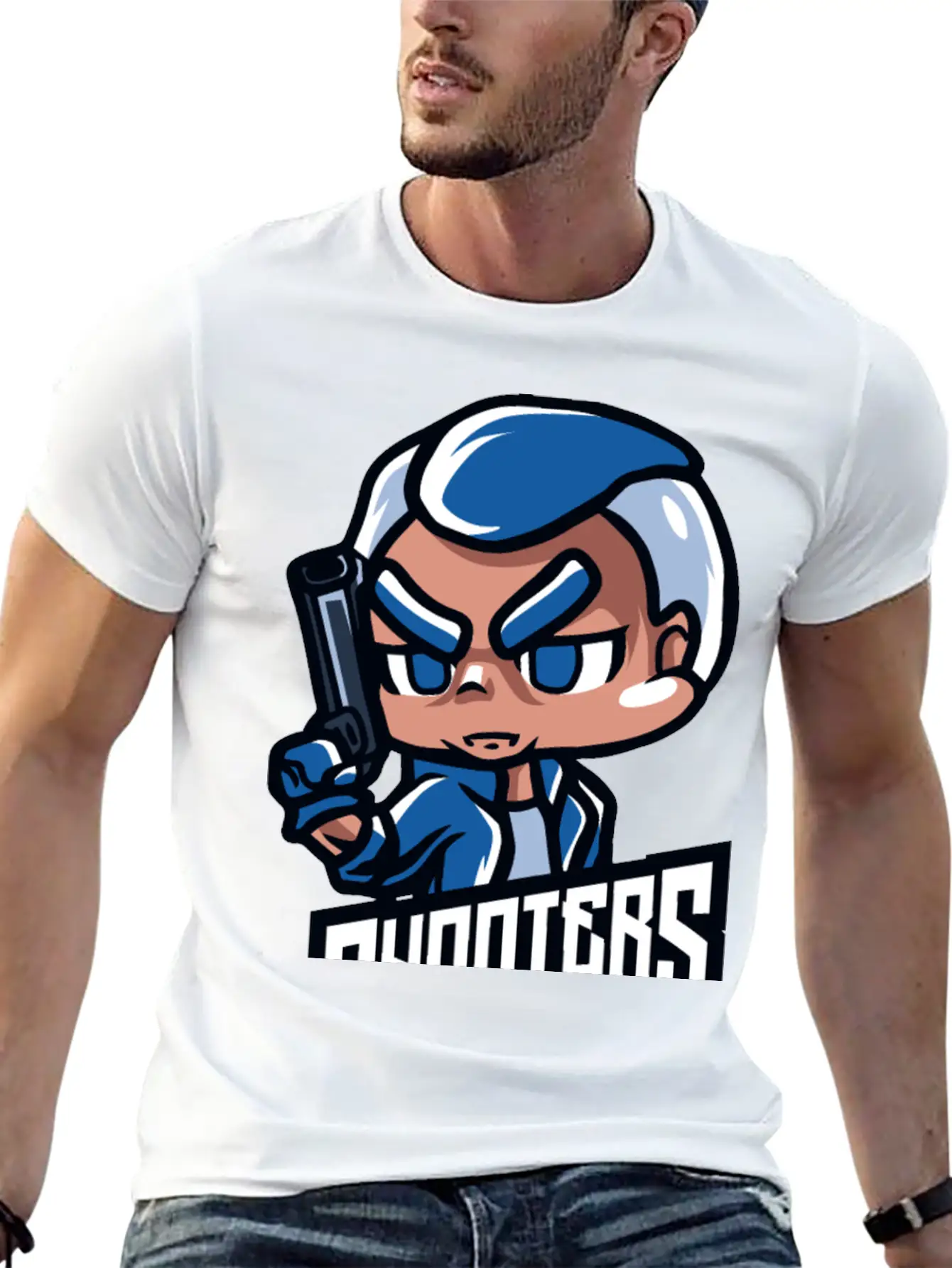 Shooters Tshirt Essential Cotton Tee For Daily Outfits – Unisex Style