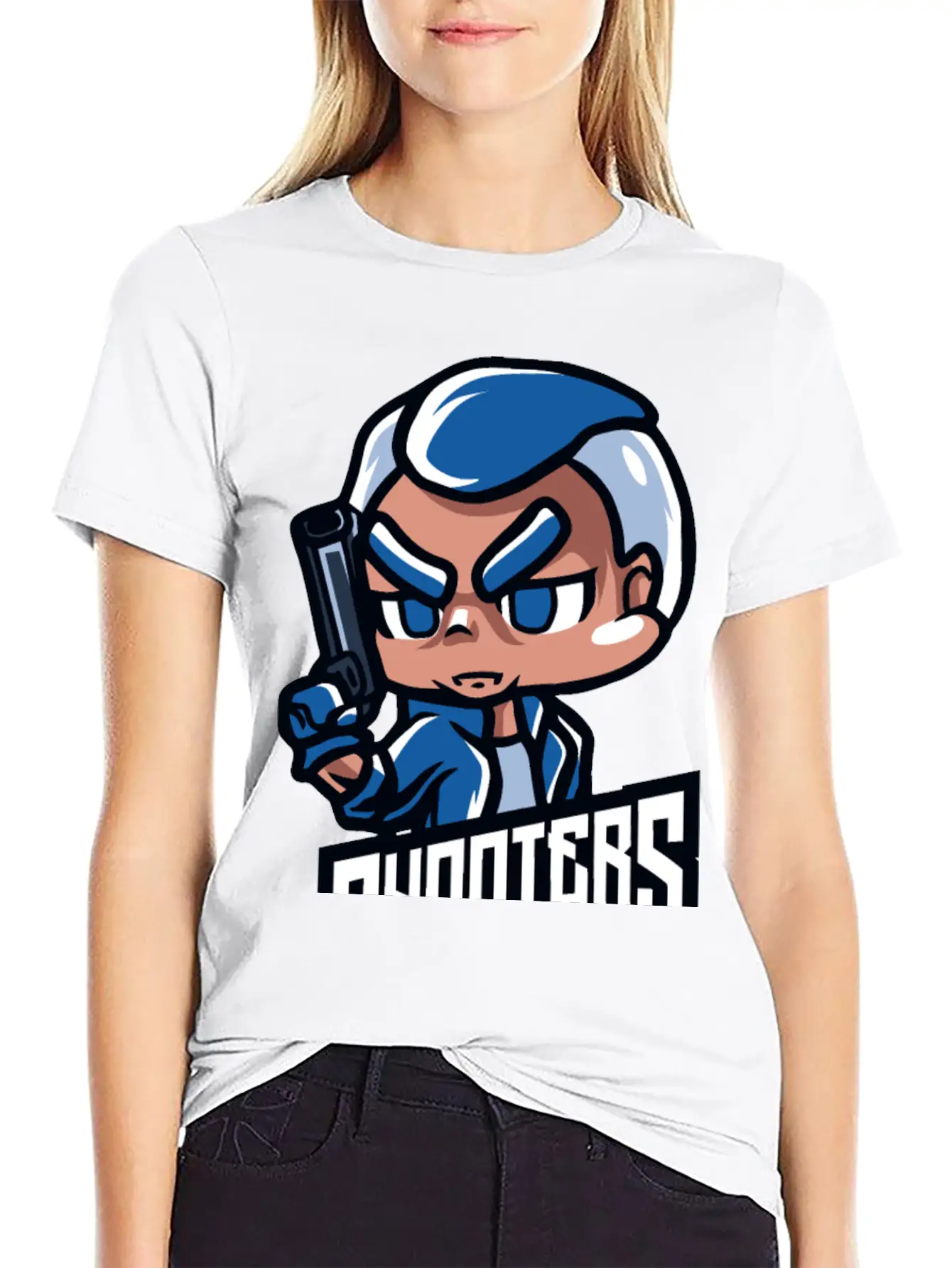 Shooters Tshirt Essential Cotton Tee For Daily Outfits – Unisex Style