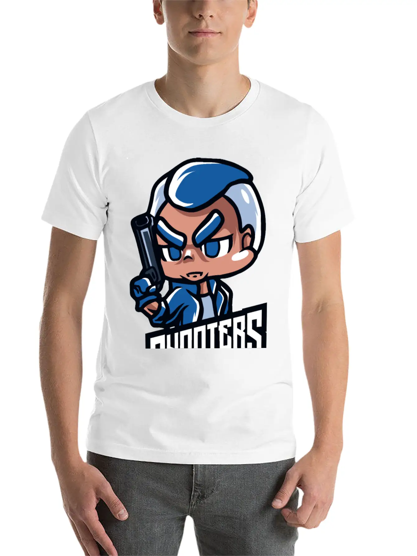 Shooters Tshirt Essential Cotton Tee For Daily Outfits – Unisex Style
