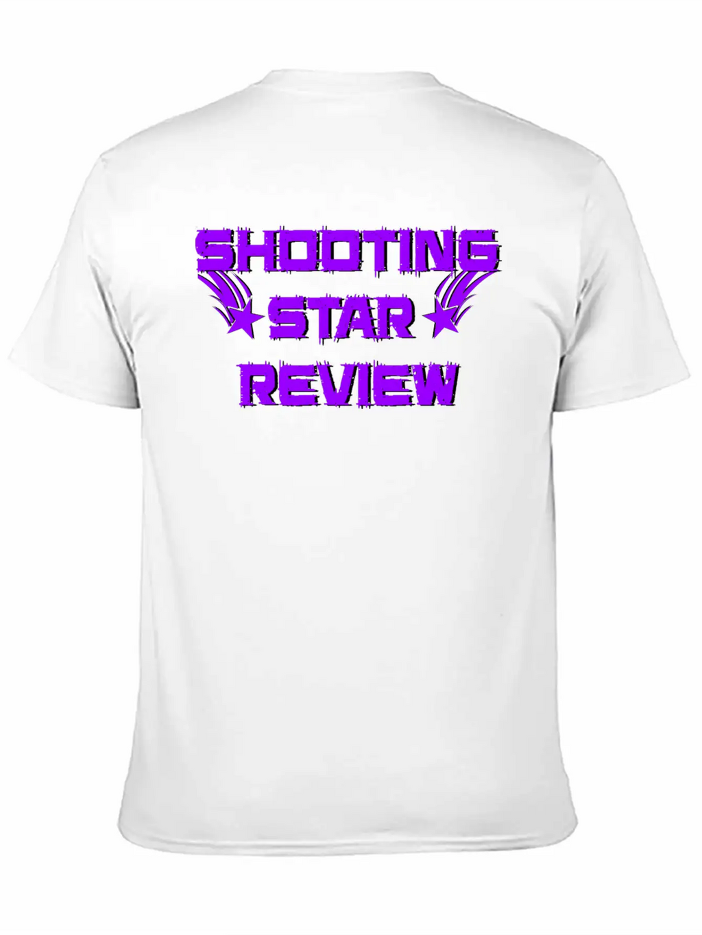 Shooting Star Review Purple Logo Unisex Short Sleeve Soft Cotton T-Shirt – Casual Everyday Wear