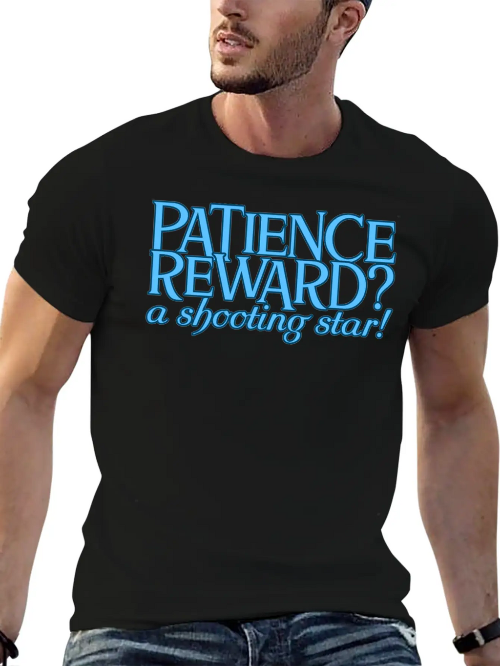 Shooting Star. Universe, Stargazing Stylish Everyday T-Shirt – Unisex Basic Cotton Tee