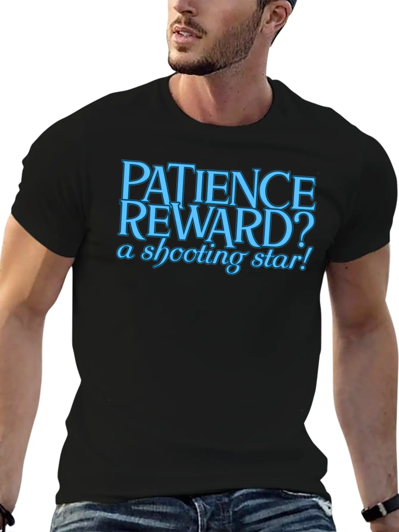Shooting Star. Universe, Stargazing Stylish Everyday T-Shirt – Unisex Basic Cotton Tee