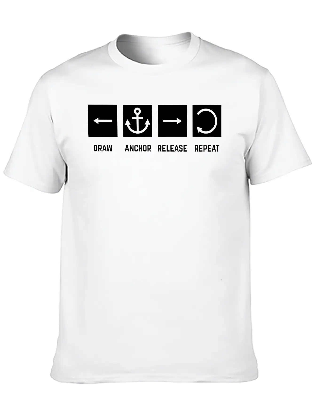 Shot Sequence (Archery By BOWTIQUE) Unisex Short Sleeve Soft Cotton T-Shirt – Casual Everyday Wear
