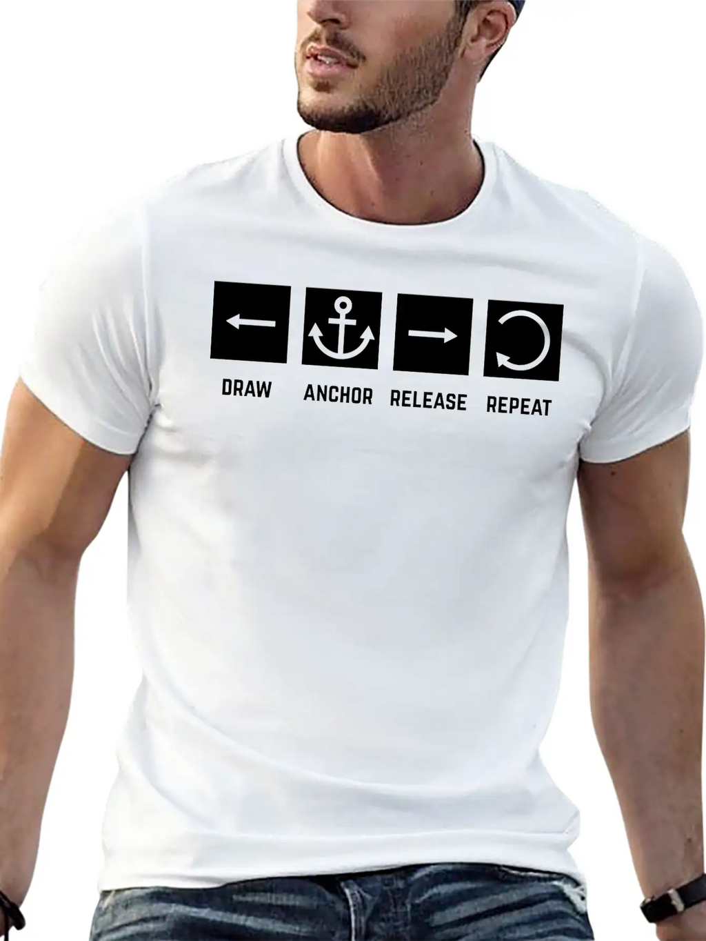 Shot Sequence (Archery By BOWTIQUE) Unisex Short Sleeve Soft Cotton T-Shirt – Casual Everyday Wear