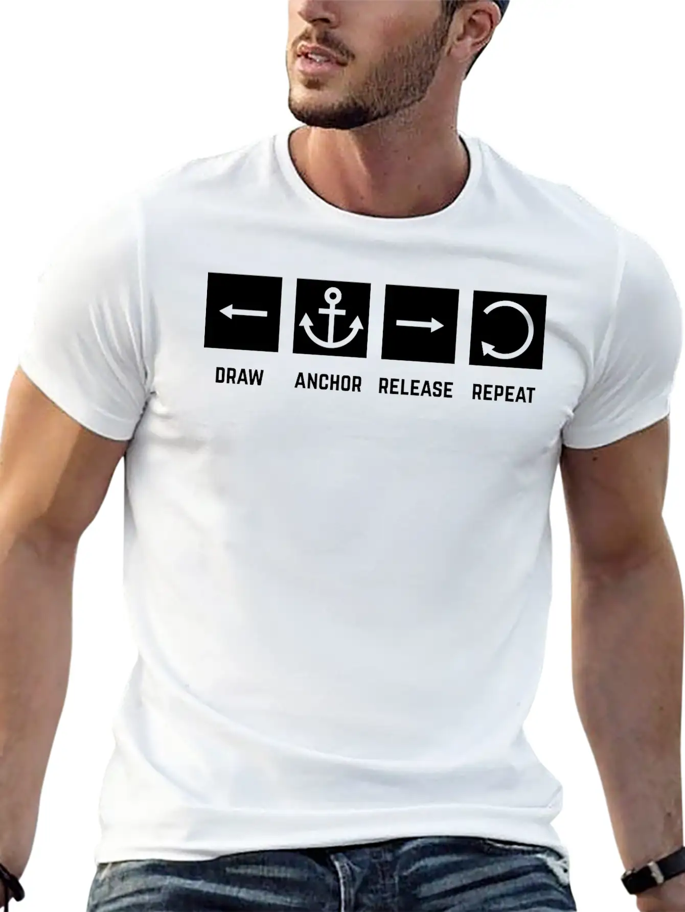Shot Sequence (Archery By BOWTIQUE) Unisex Short Sleeve Soft Cotton T-Shirt – Casual Everyday Wear