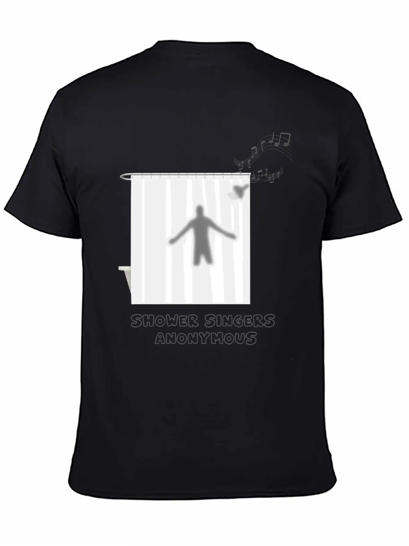 Shower Singers Anonymous Unisex Short Sleeve Soft Cotton T-Shirt – Casual Everyday Wear