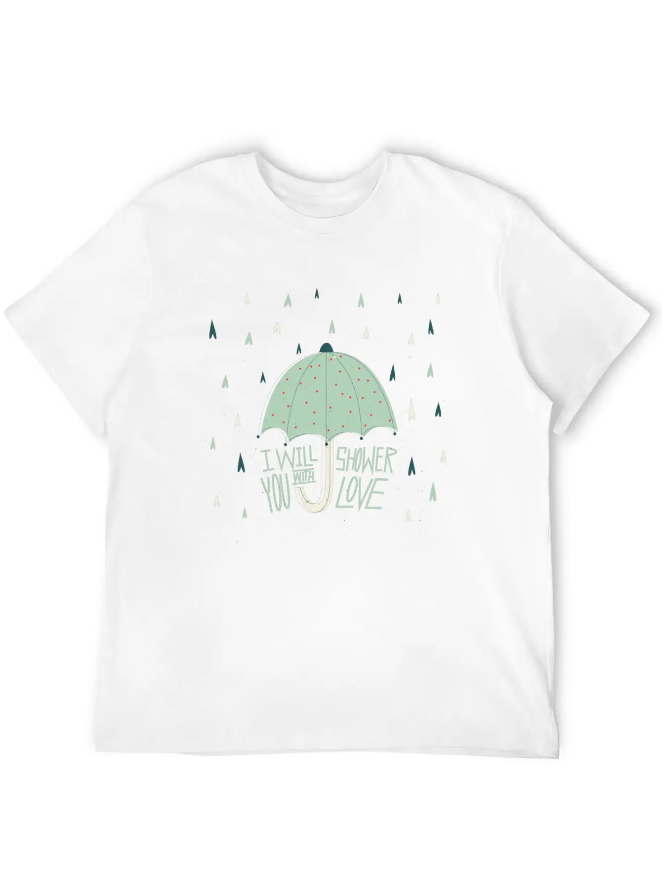 Shower With Love Stylish Everyday T-Shirt – Unisex Basic Cotton Tee