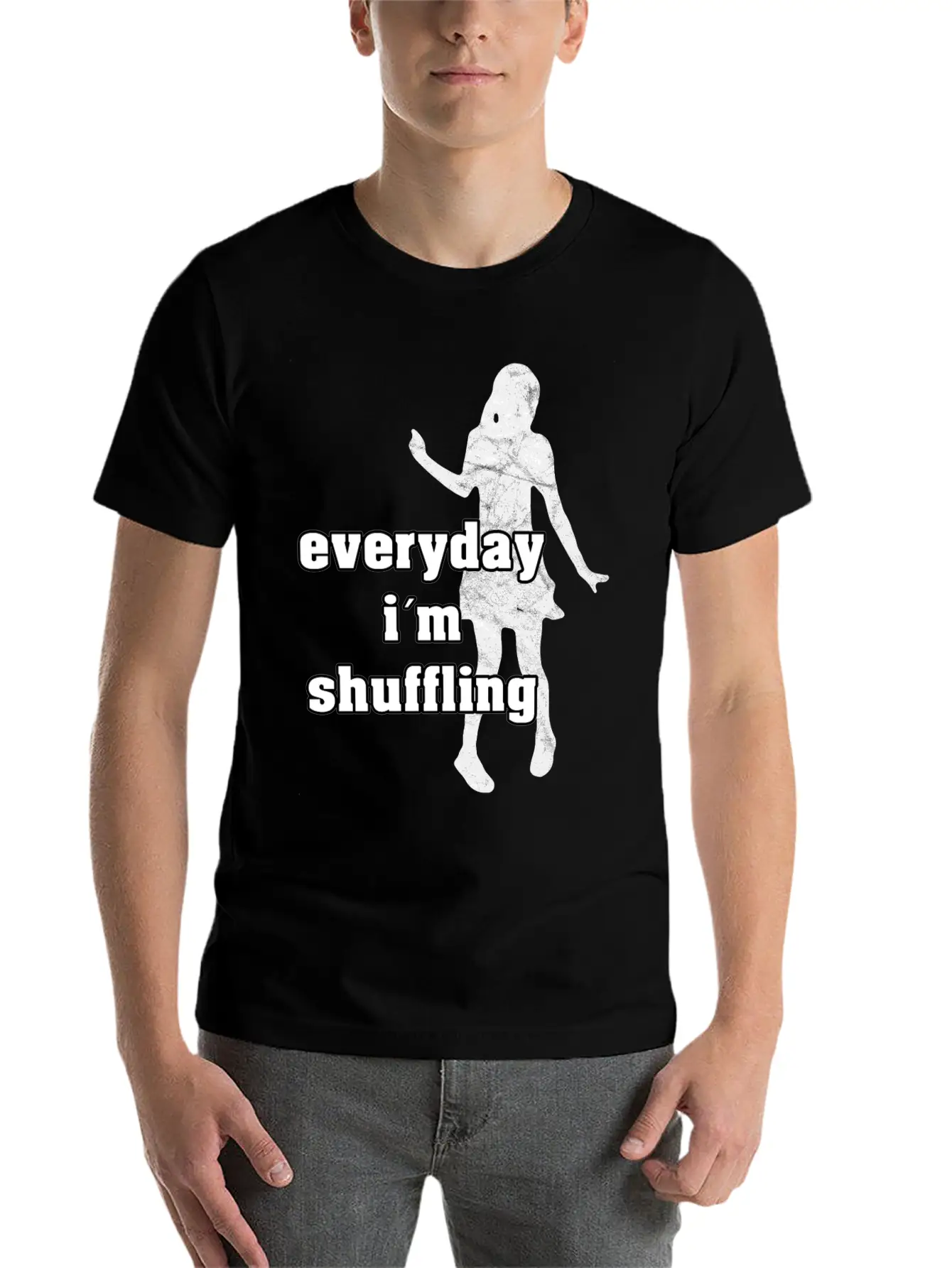 Shuffling Dance Shuffle Festival Party Gift Music Essential Cotton Tee For Daily Outfits – Unisex Style