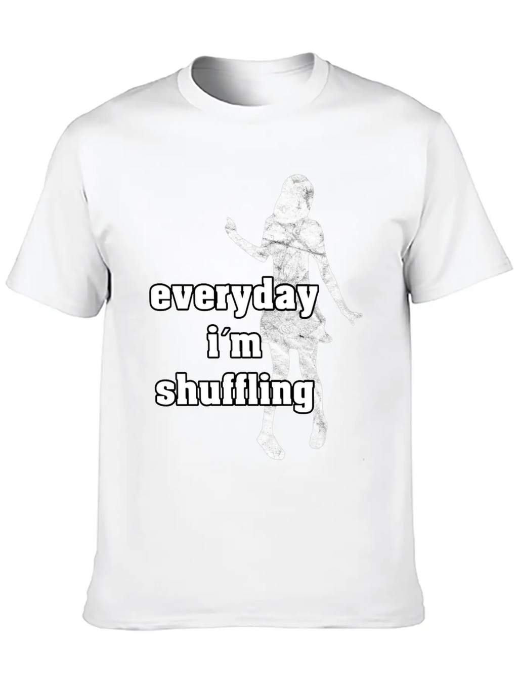 Shuffling Dance Shuffle Festival Party Gift Music Essential Cotton Tee For Daily Outfits – Unisex Style