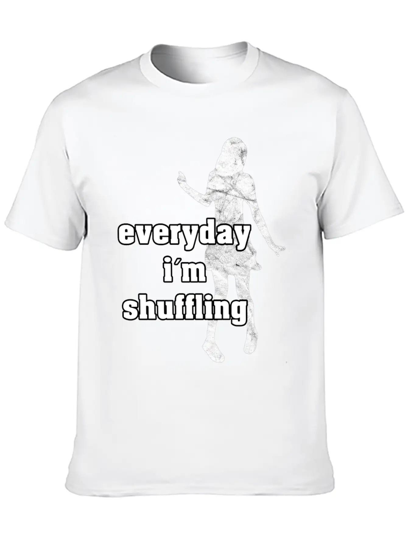 Shuffling Dance Shuffle Festival Party Gift Music Essential Cotton Tee For Daily Outfits – Unisex Style