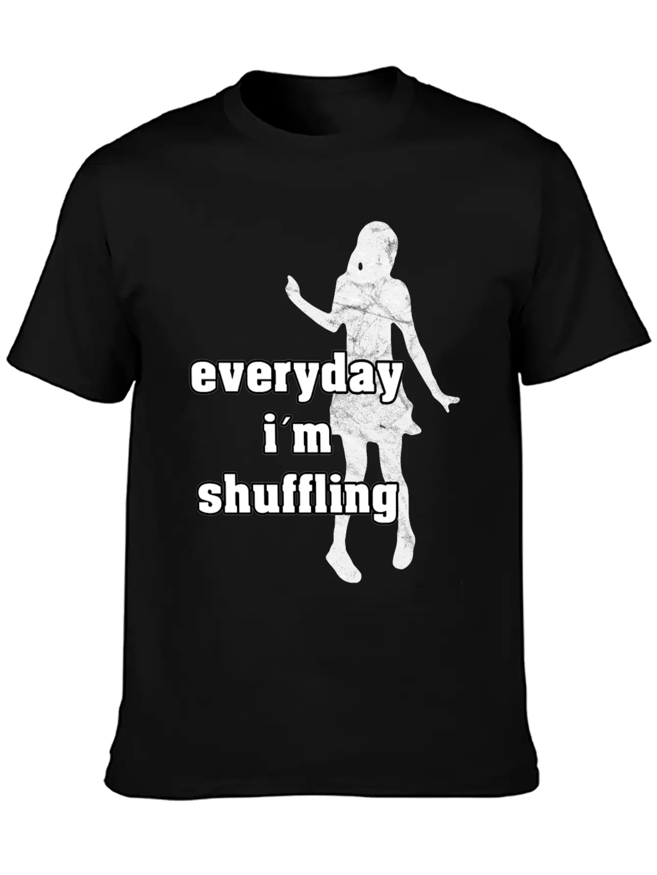 Shuffling Dance Shuffle Festival Party Gift Music Essential Cotton Tee For Daily Outfits – Unisex Style