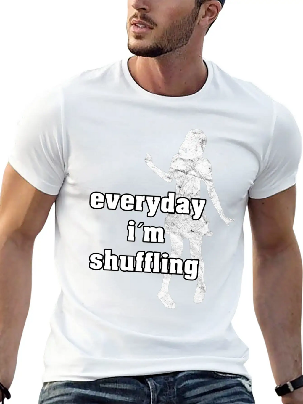 Shuffling Dance Shuffle Festival Party Gift Music Essential Cotton Tee For Daily Outfits – Unisex Style