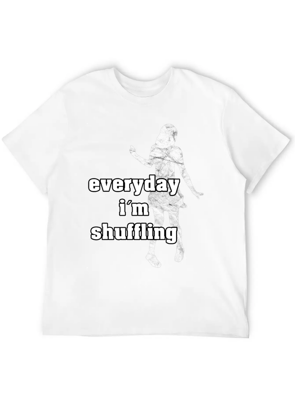 Shuffling Dance Shuffle Festival Party Gift Music Essential Cotton Tee For Daily Outfits – Unisex Style
