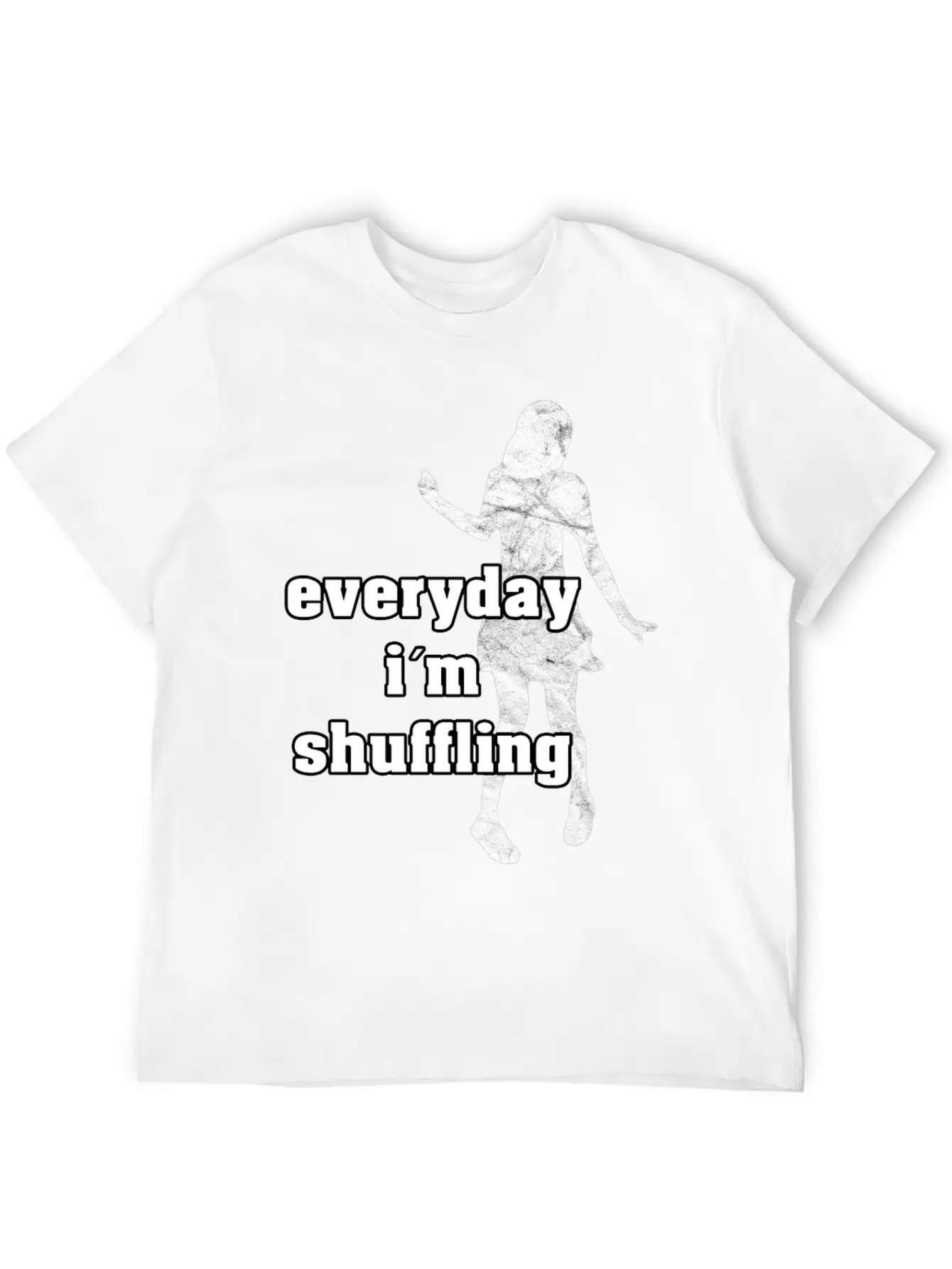 Shuffling Dance Shuffle Festival Party Gift Music Essential Cotton Tee For Daily Outfits – Unisex Style
