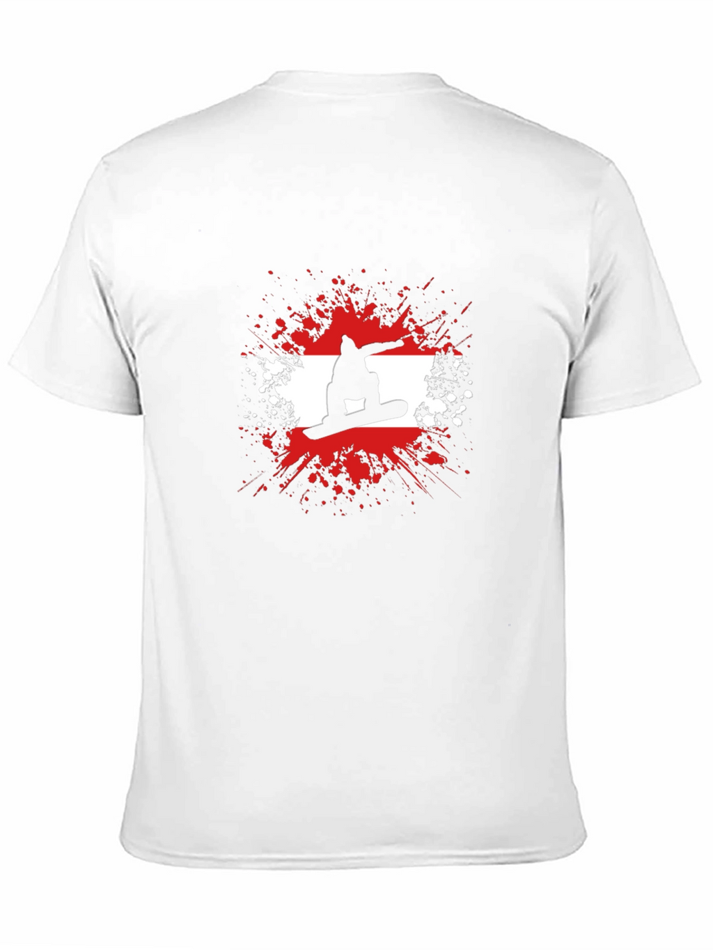 Snowboard Silhouette Graphic Tee