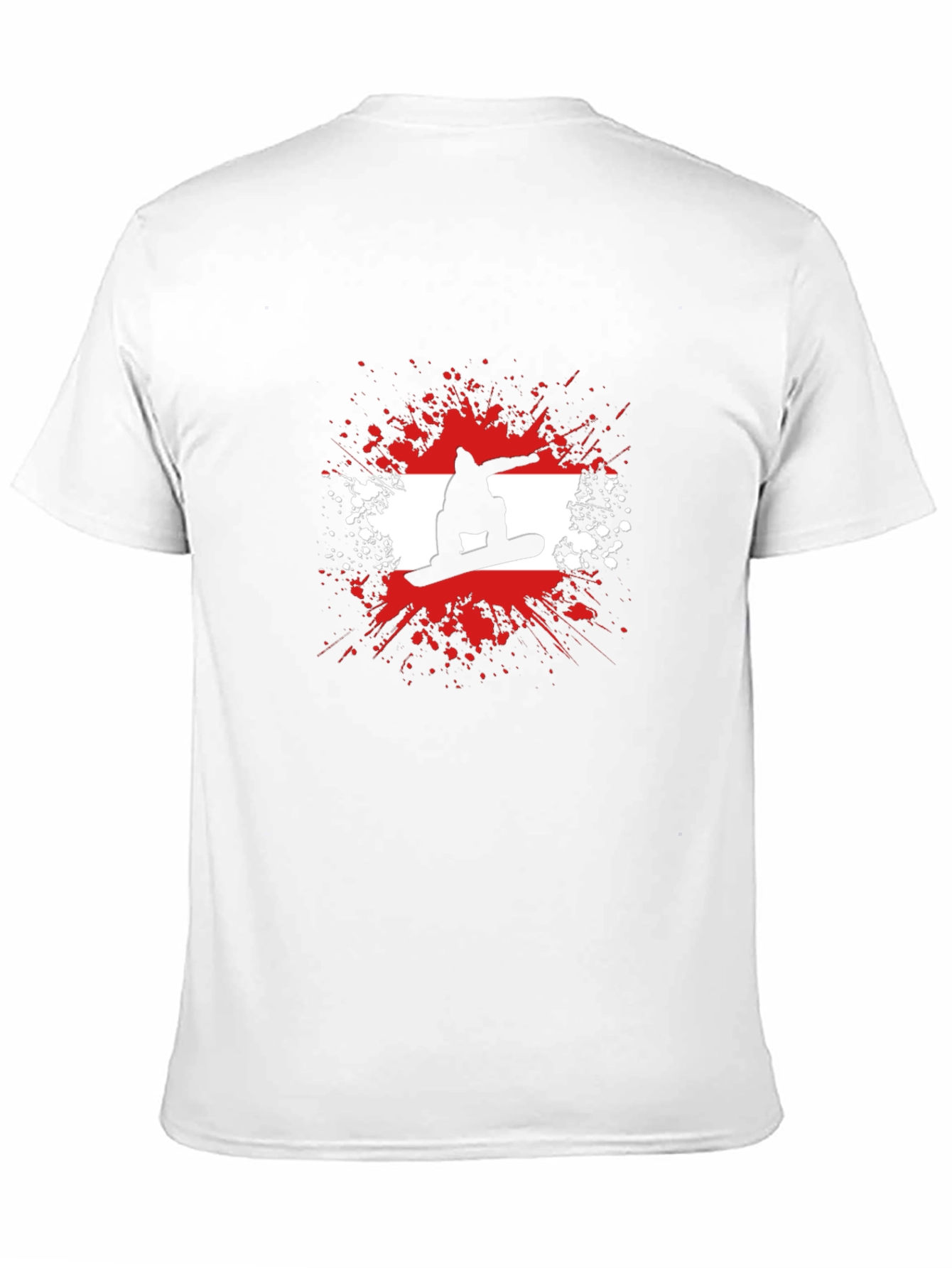 Snowboard Silhouette Graphic Tee