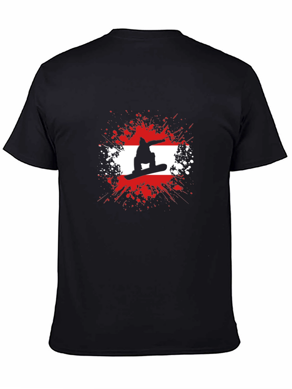 Snowboard Silhouette Graphic Tee