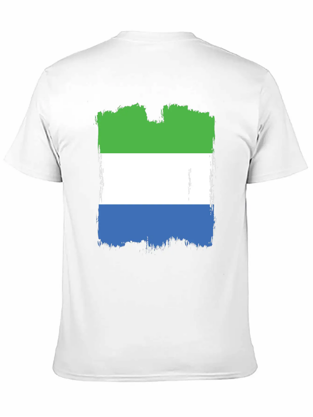 Sierra Leone Flag Stylish Everyday T-Shirt – Unisex Basic Cotton Tee