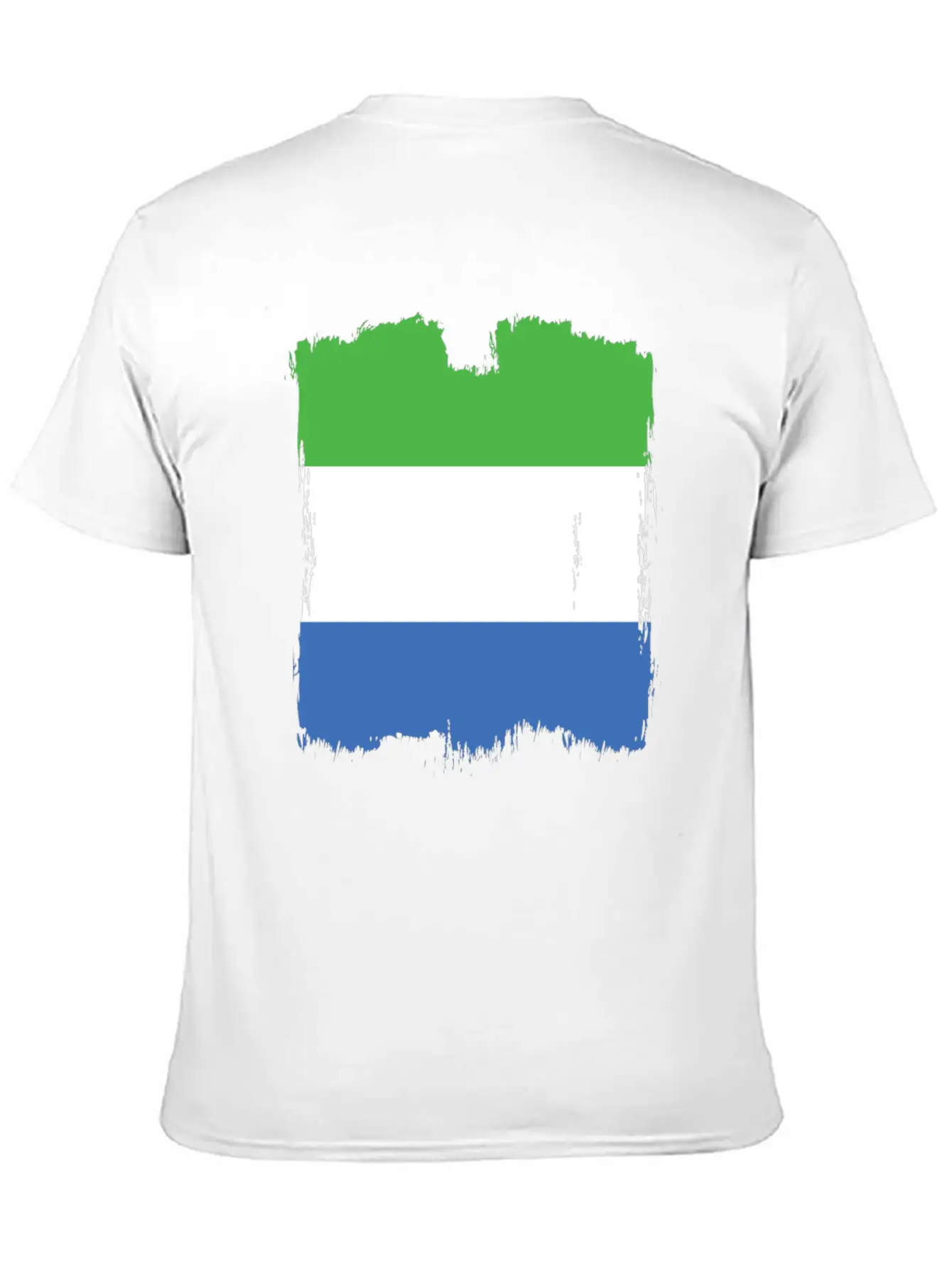 Sierra Leone Flag Stylish Everyday T-Shirt – Unisex Basic Cotton Tee